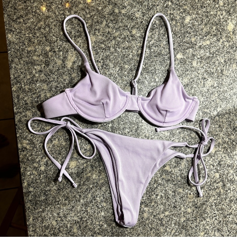 Purple Underwire Bikini